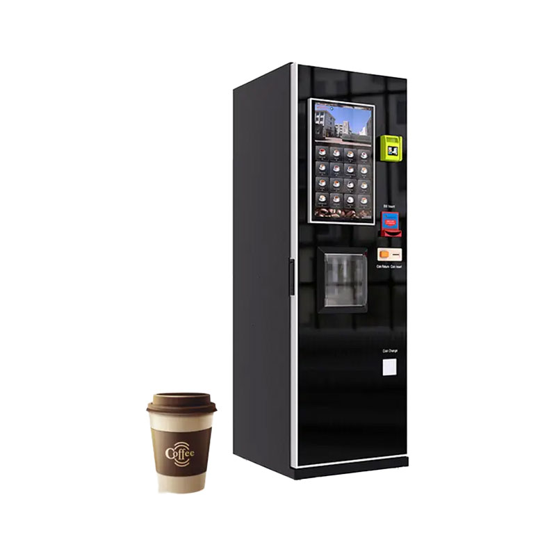 24-hours-self-service-hot-sale-automatic-coffee-machine-vending-coffee-China-manufacture-3 عکس دستگاه قهوه ساز تمام اتوماتیک LE308B با طراحی جذاب و امکانات متنوع